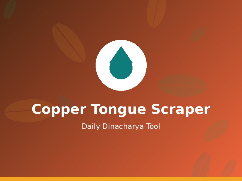 Copper Tongue Scraper